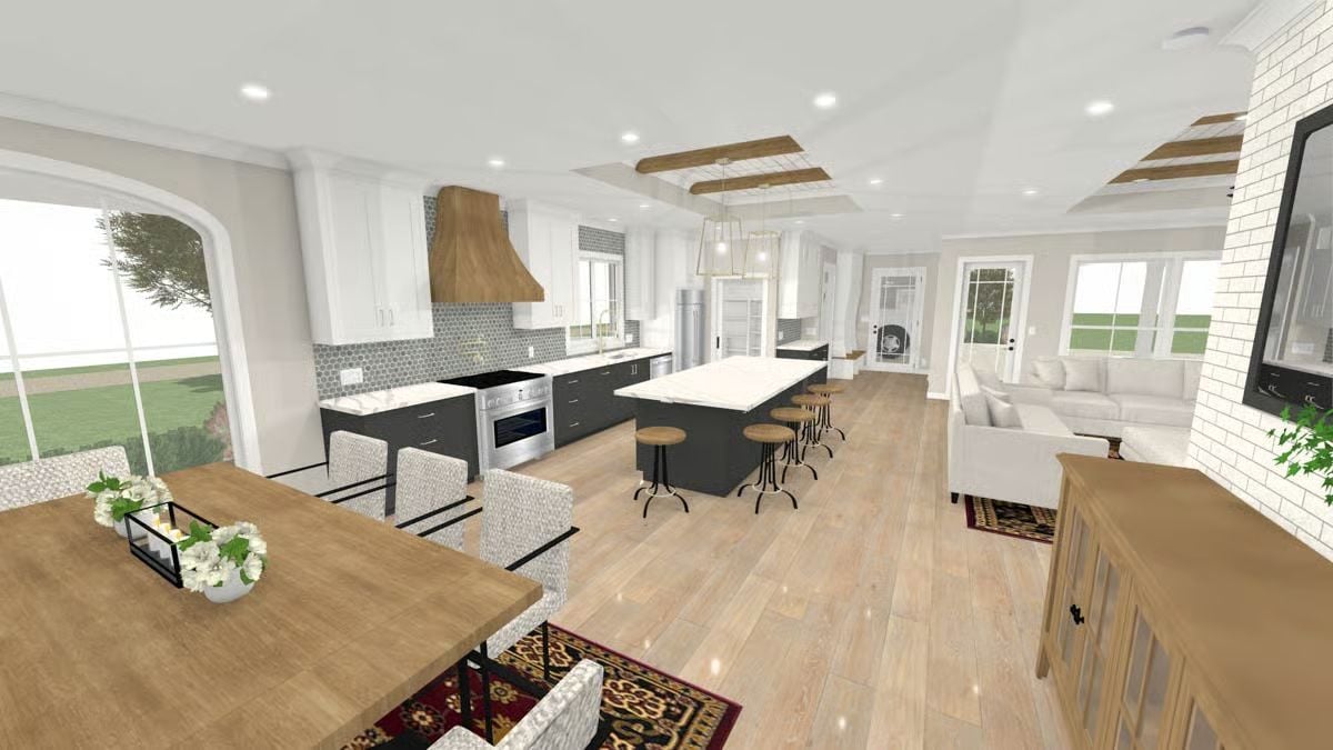 Kitchen and Dining Area