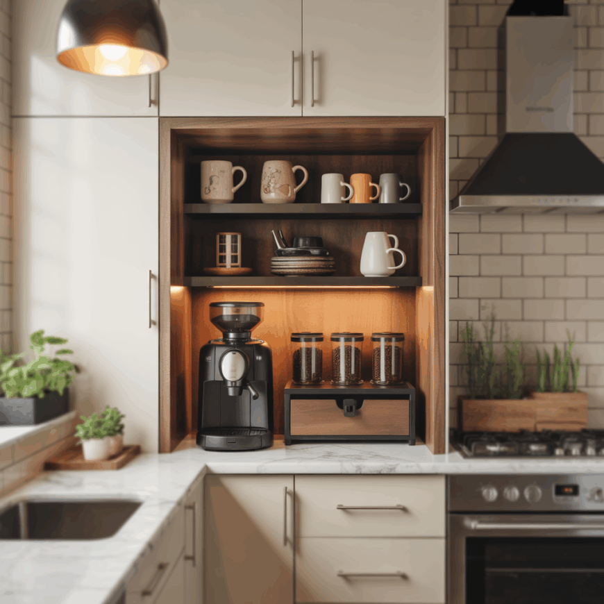 24 Cozy Coffee Station Nook Ideas Everyone Secretly Wants in Their Home ...