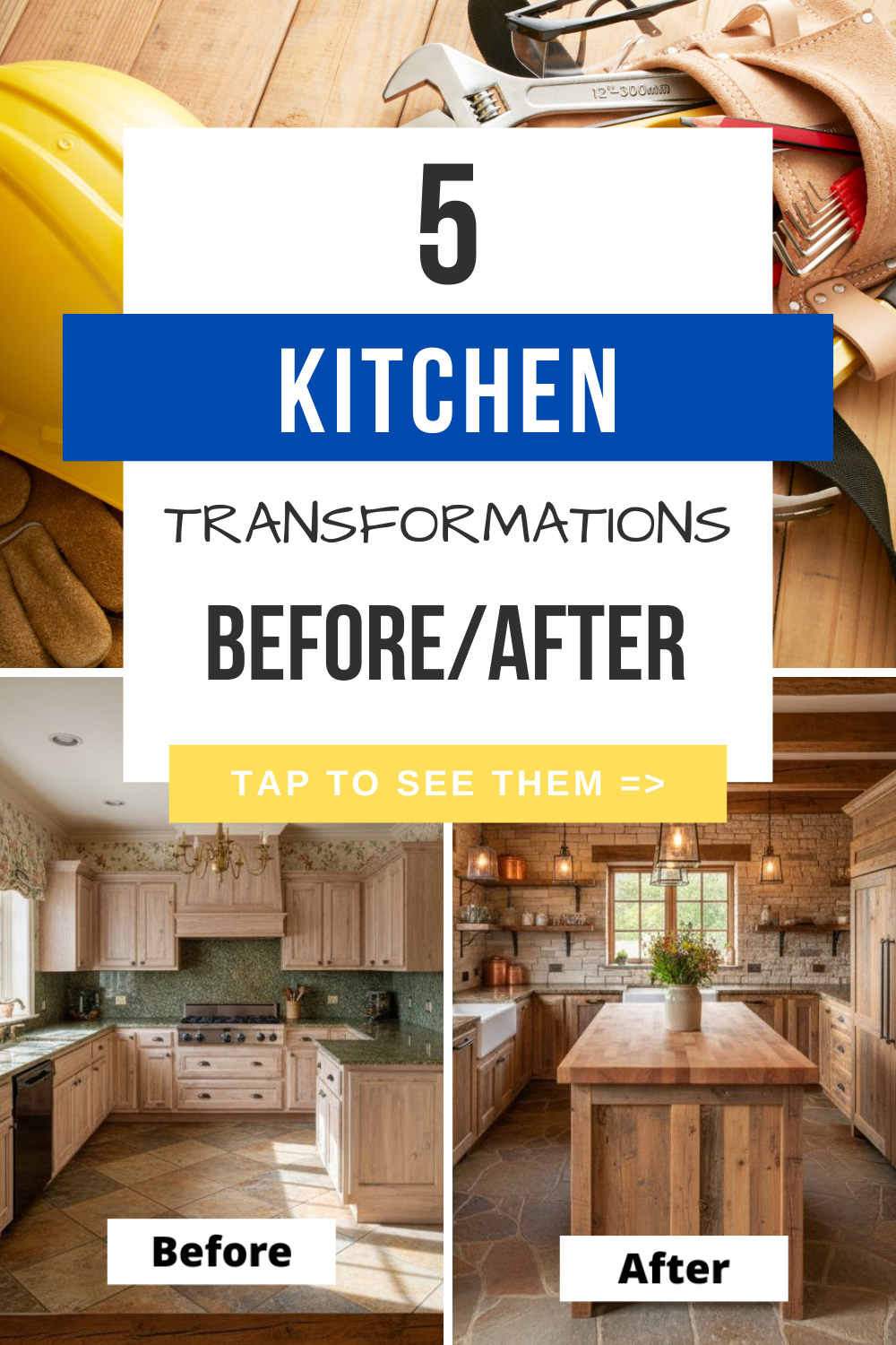 5 kitchen transformations before and after