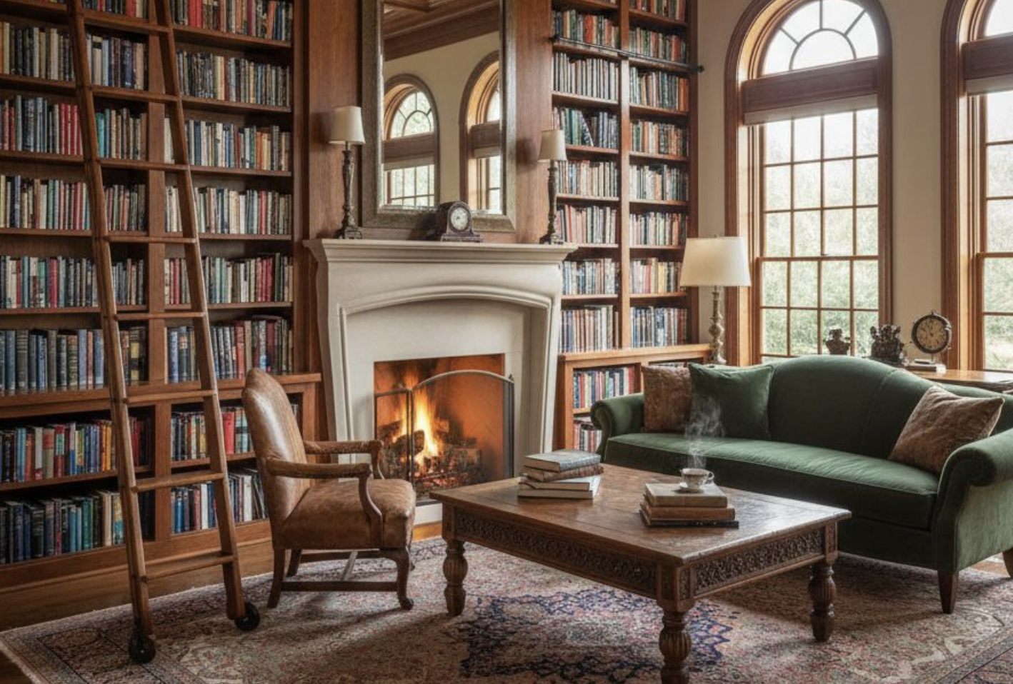 33 Gorgeous Living Rooms for Book Lovers