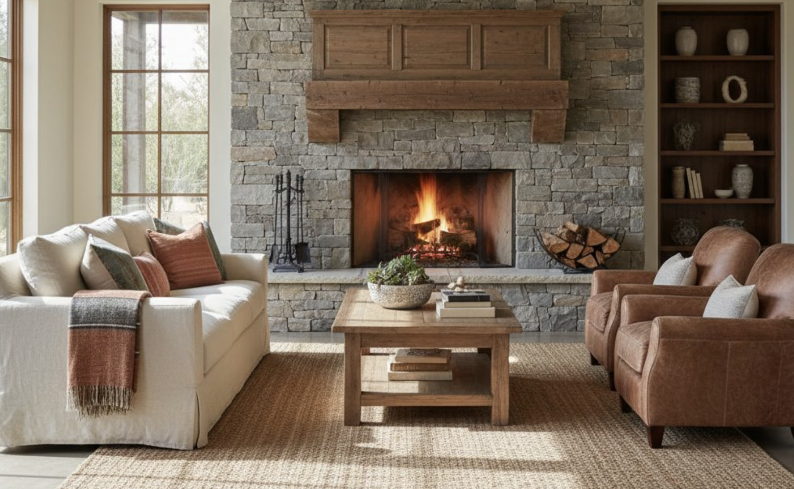 35 Beautiful Farmhouse Living Rooms For People Who Secretly Hate Open Concept