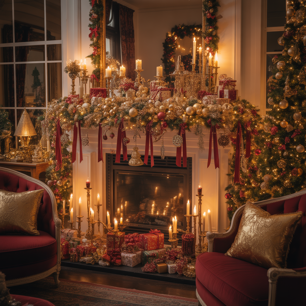 27 Prettiest Christmas Mantel Ideas (From Classic to Maximalist)