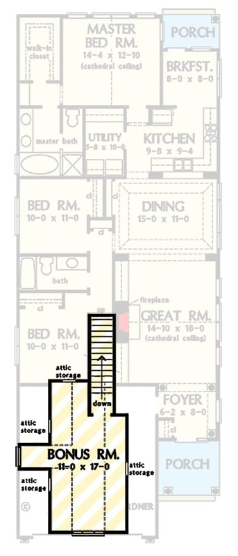 Bonus Level Floor Plan