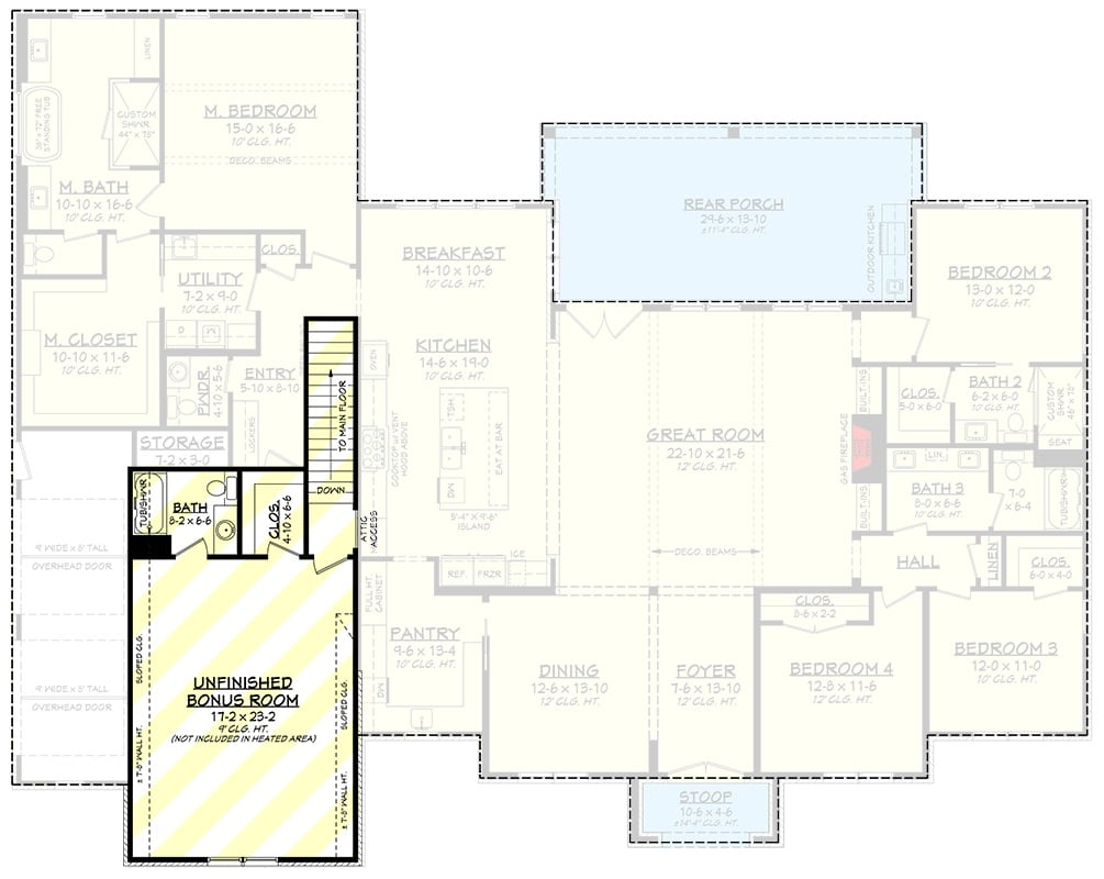 Bonus Level Floor Plan