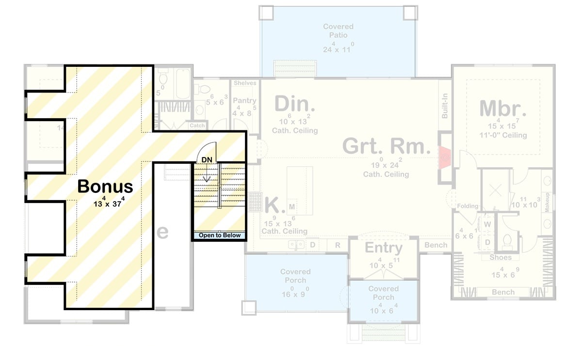 Bonus Level Floor Plan