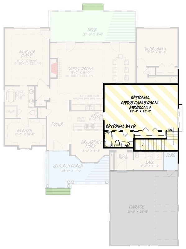 Bonus Level Floor Plan
