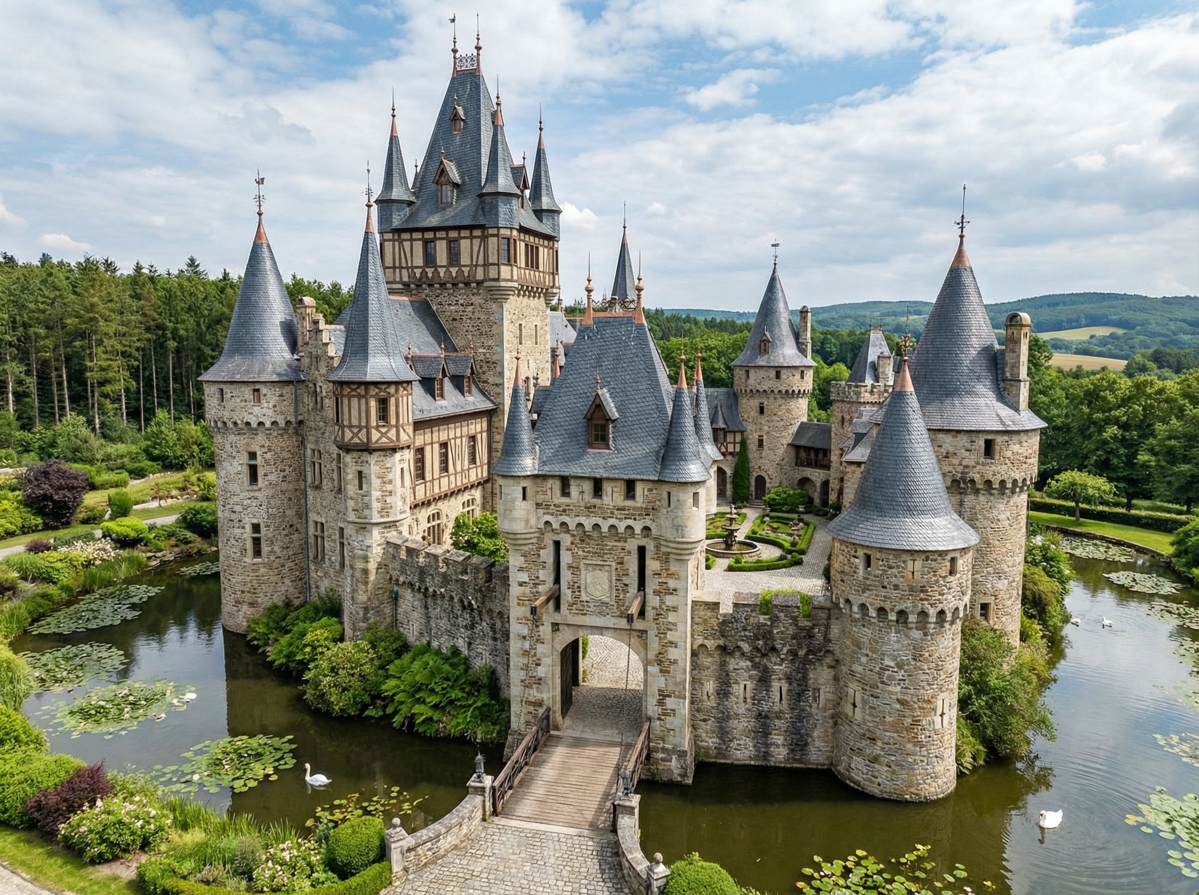 Epic Medieval Castle Floor Plan Layout