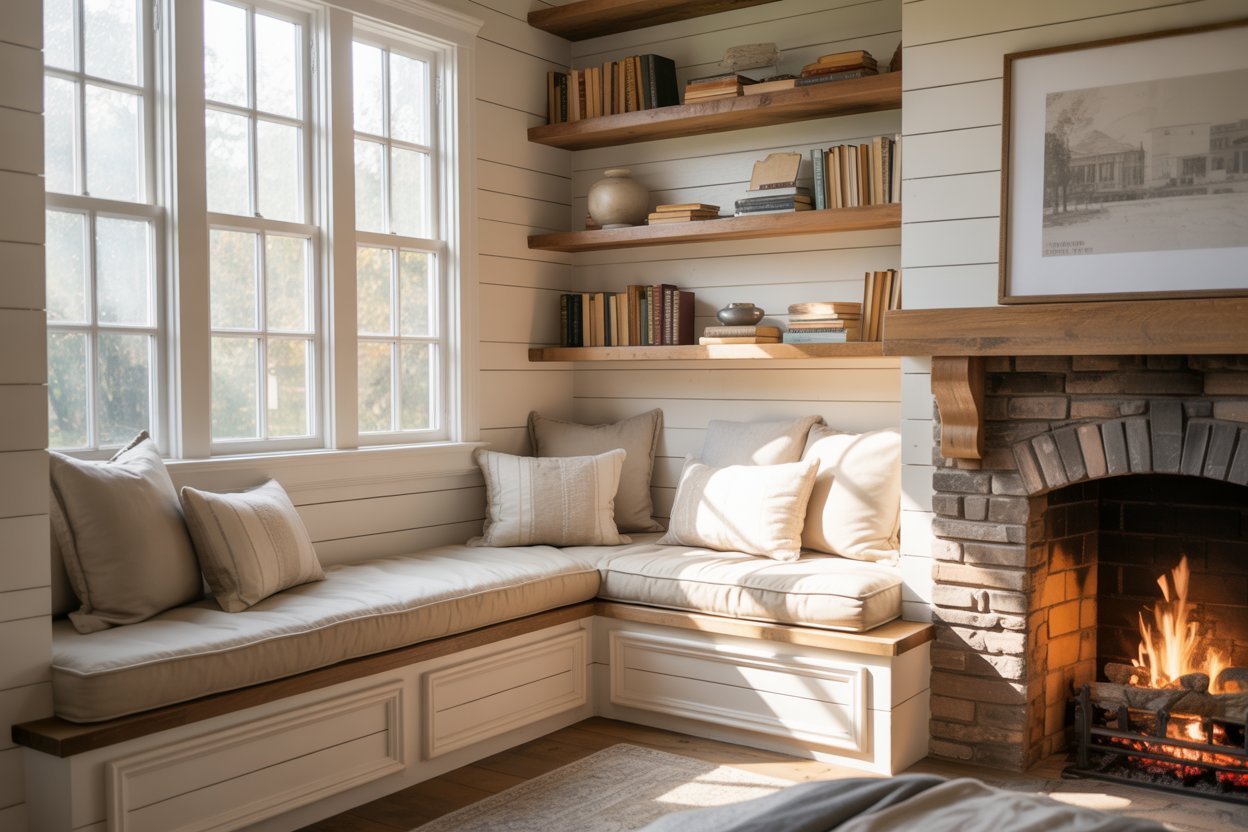 15 Cozy Primary Bedroom Reading Nook Designs