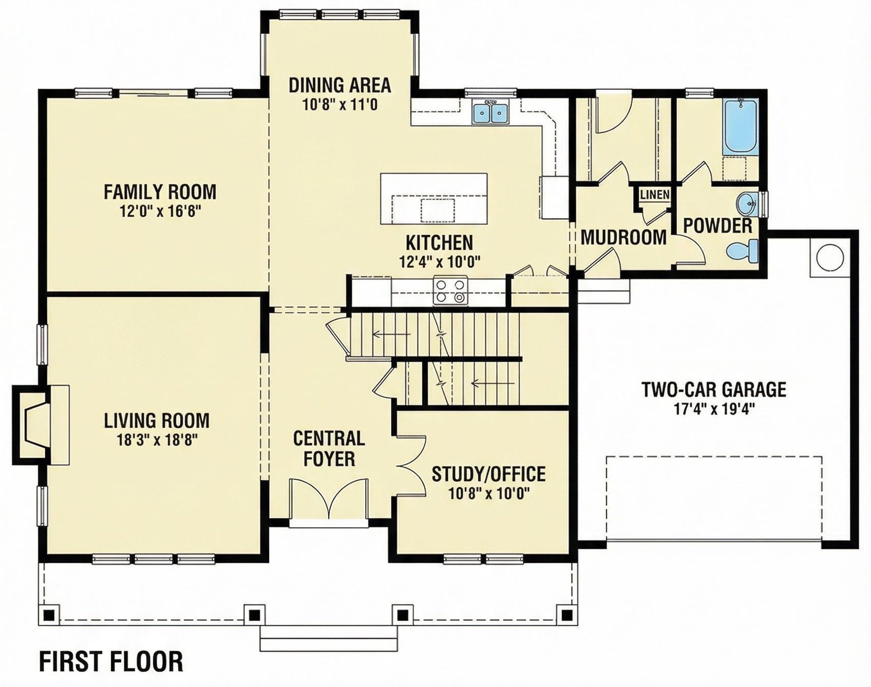 First level floor plan