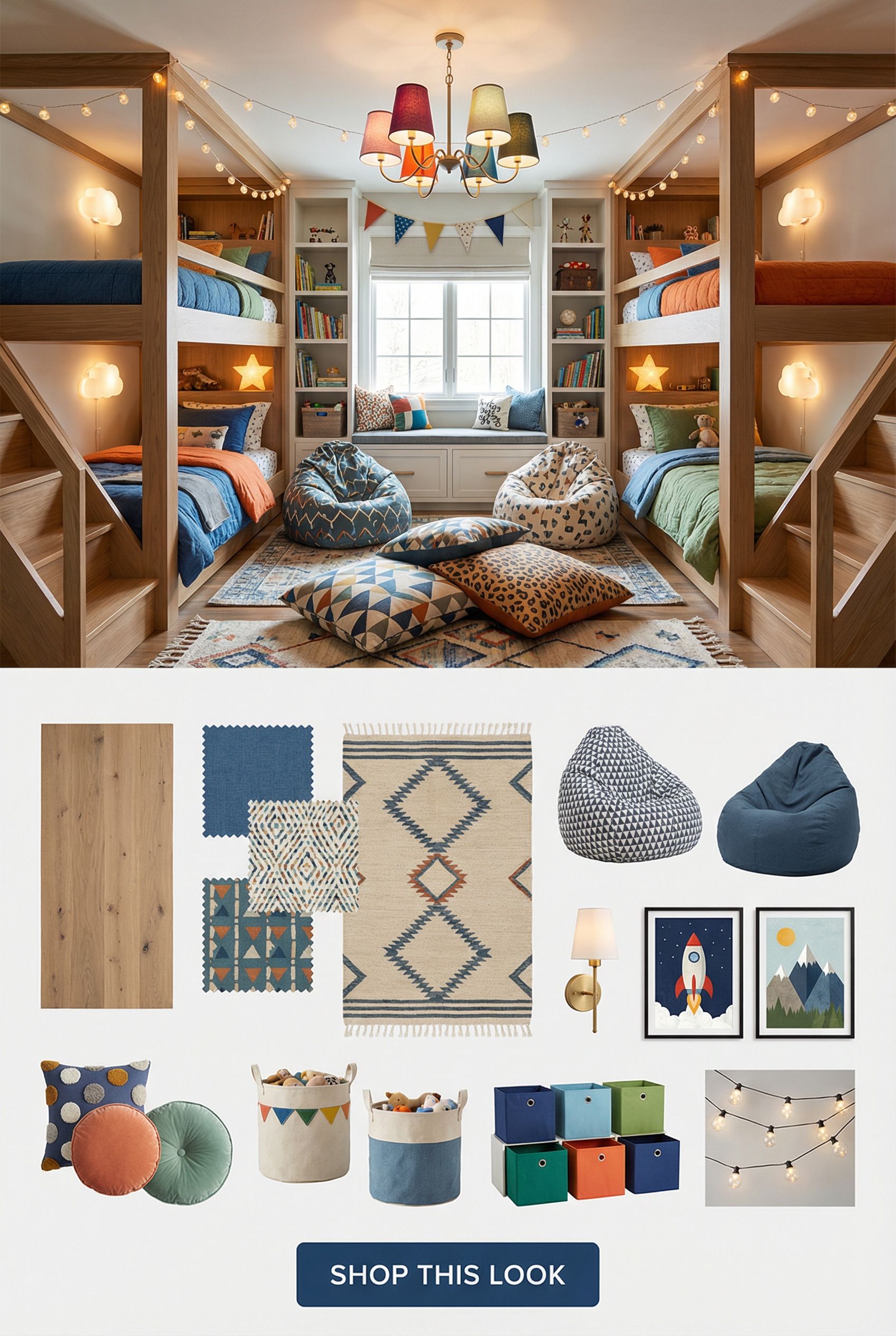 Ultimate Kids Sleepover Bunk Room Filled With Fun and Cozy Vibes