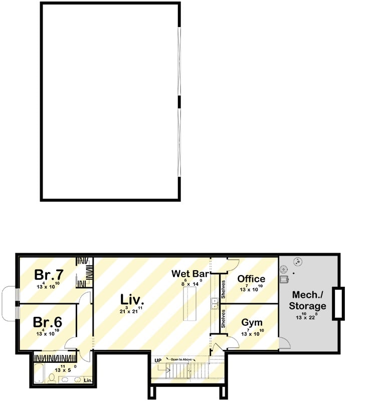Lower Level Floor Plan