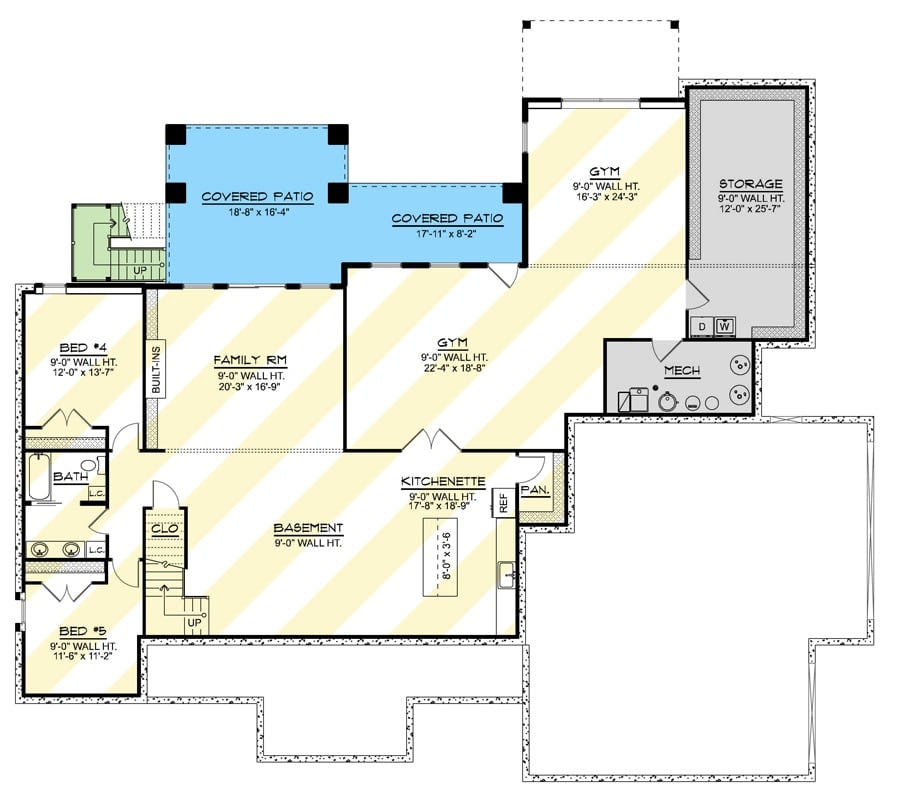 Lower Level Floor Plan