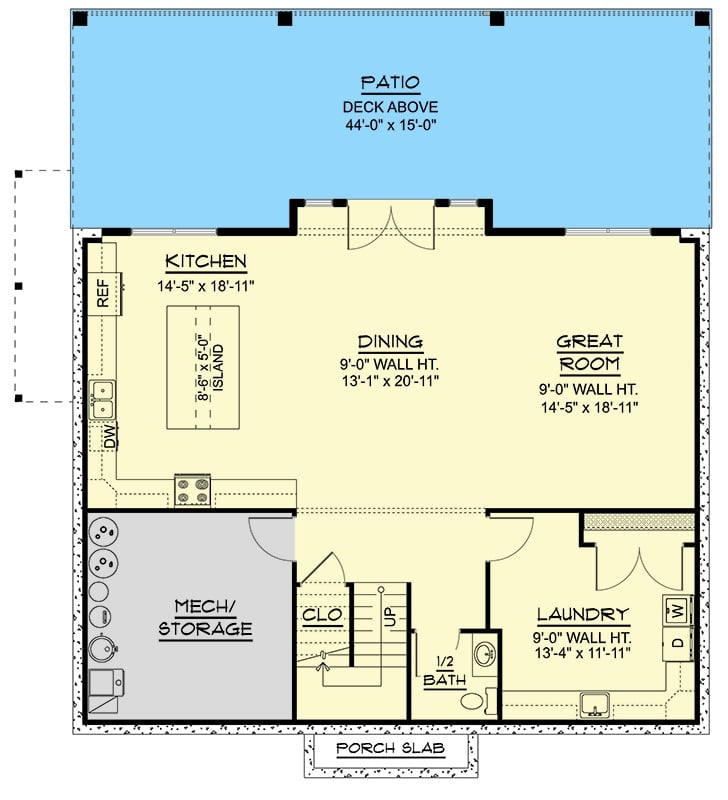 Lower Level Floor Plan