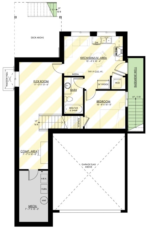 Lower Level Floor Plan