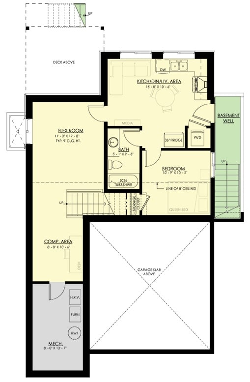 Lower Level Floor Plan