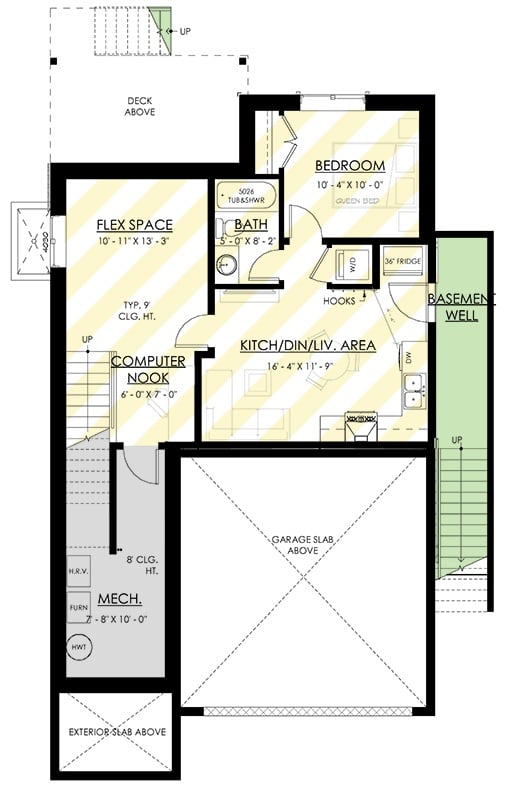 Lower Level Floor Plan