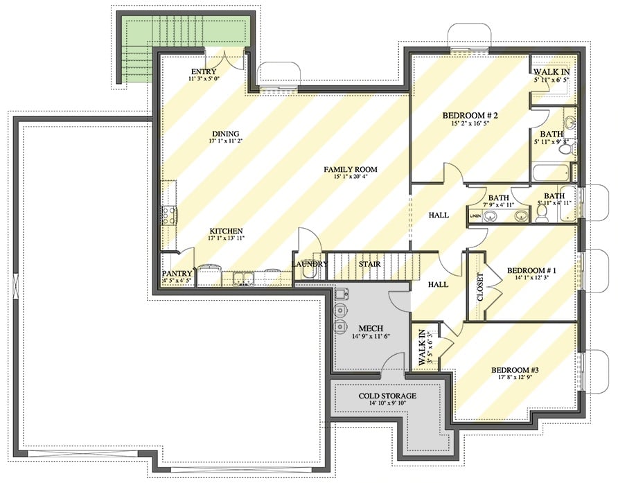 Lower Level Floor Plan