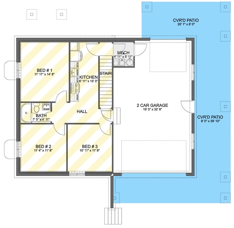 Lower Level Floor Plan