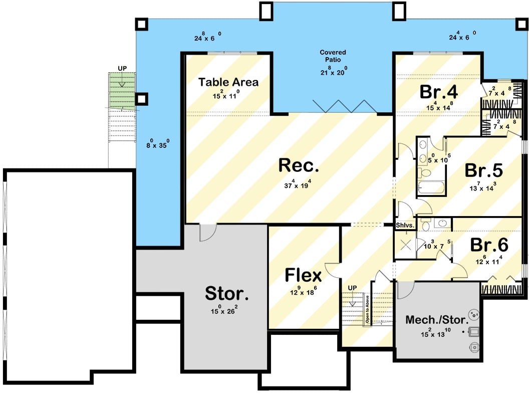 Lower Level Floor Plan