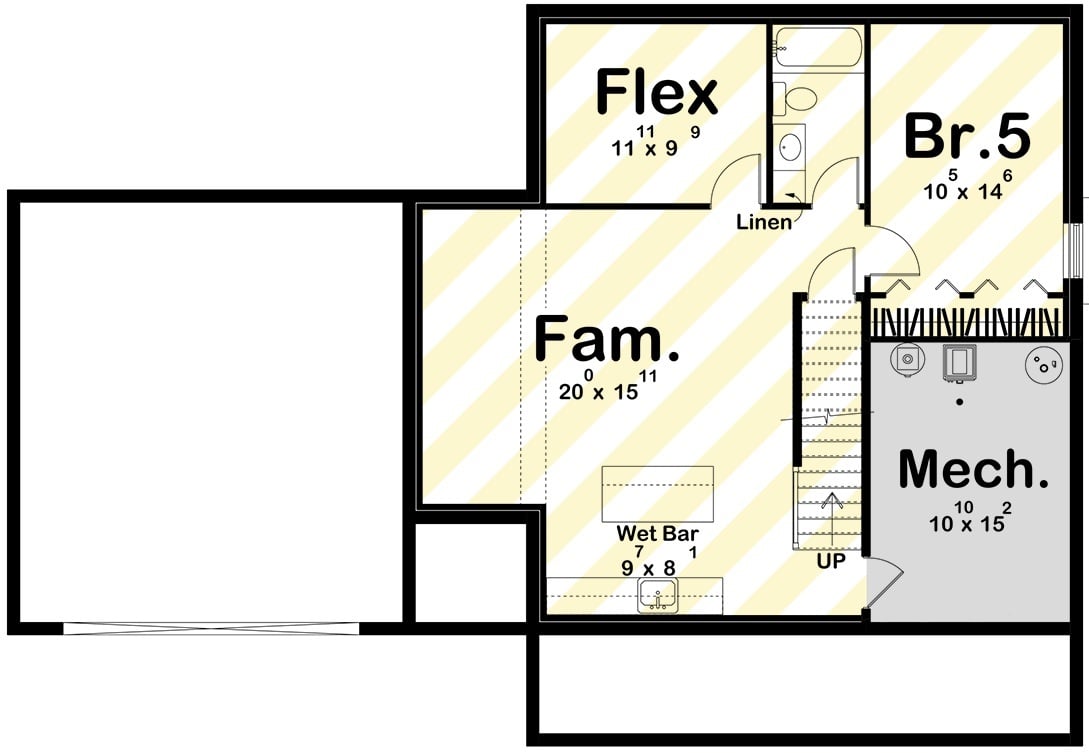 Lower Level Floor Plan