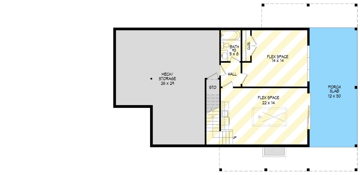 Lower Level Floor Plan