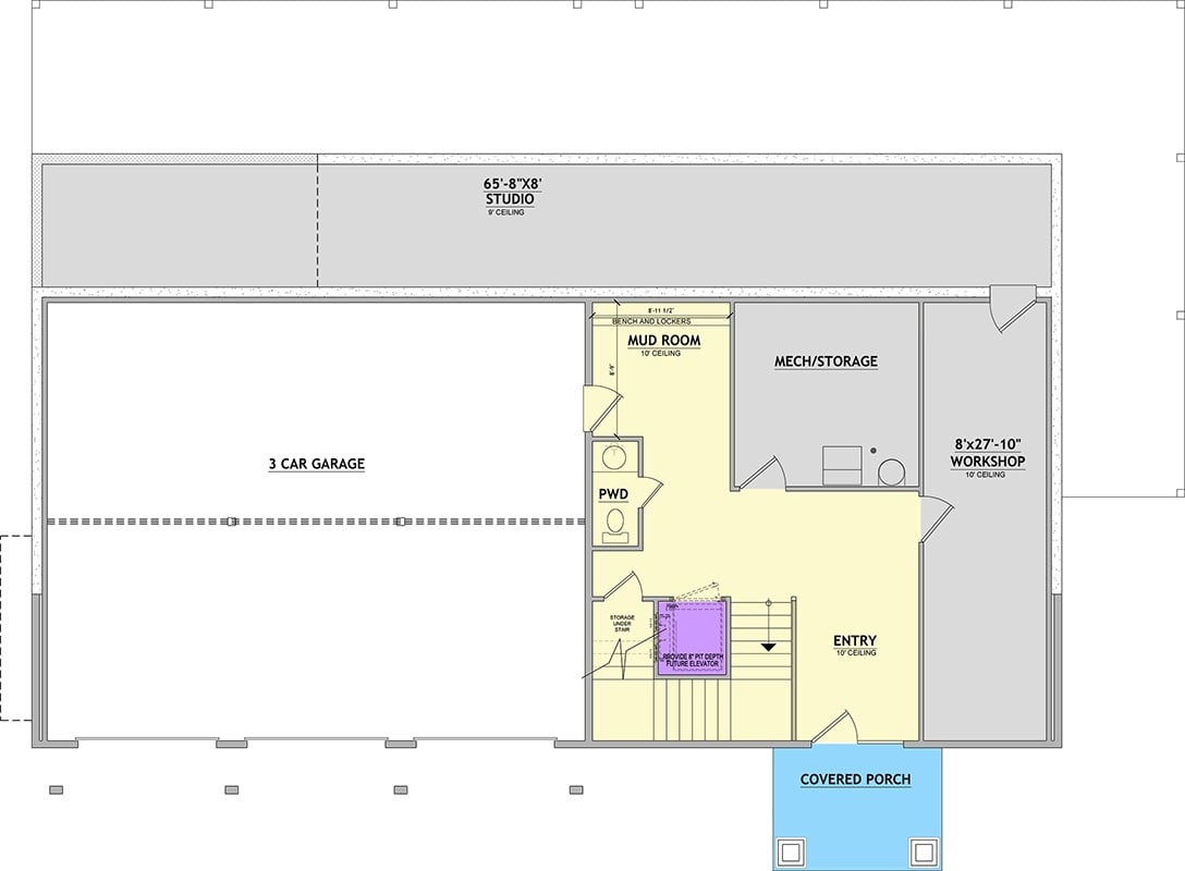 Lower Level Floor Plan