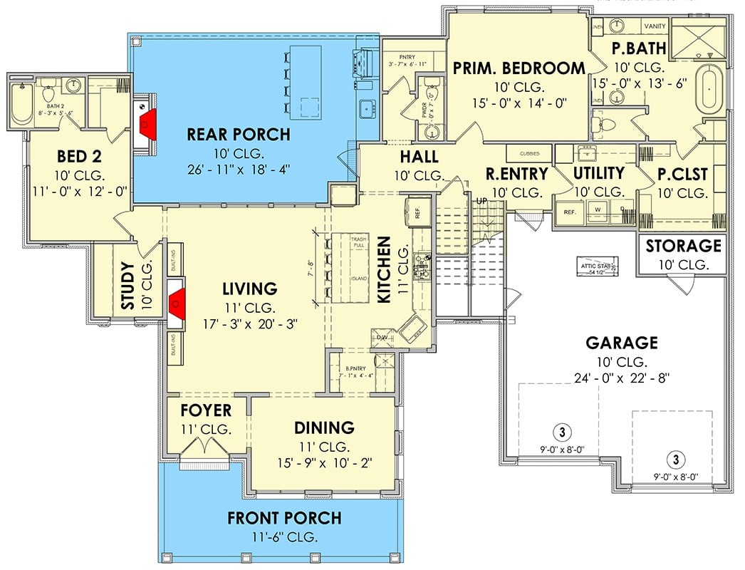 Main Level Floor Plan