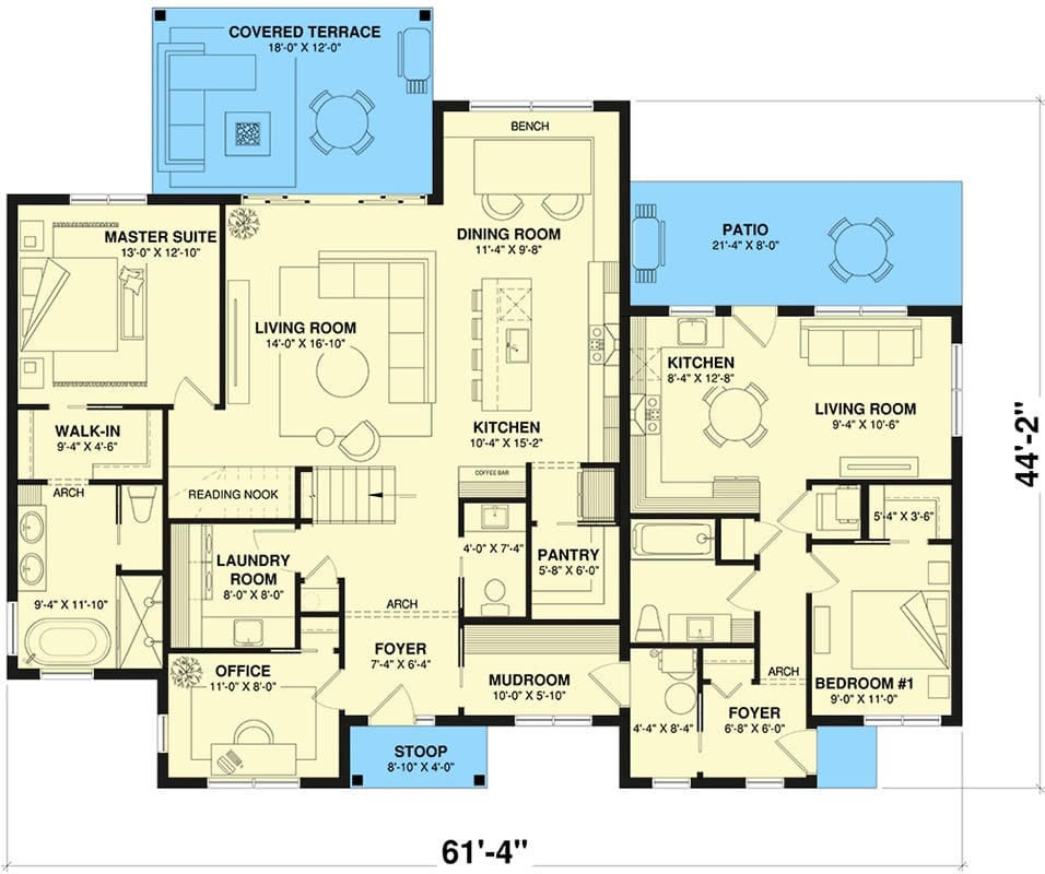 Main Level Floor Plan
