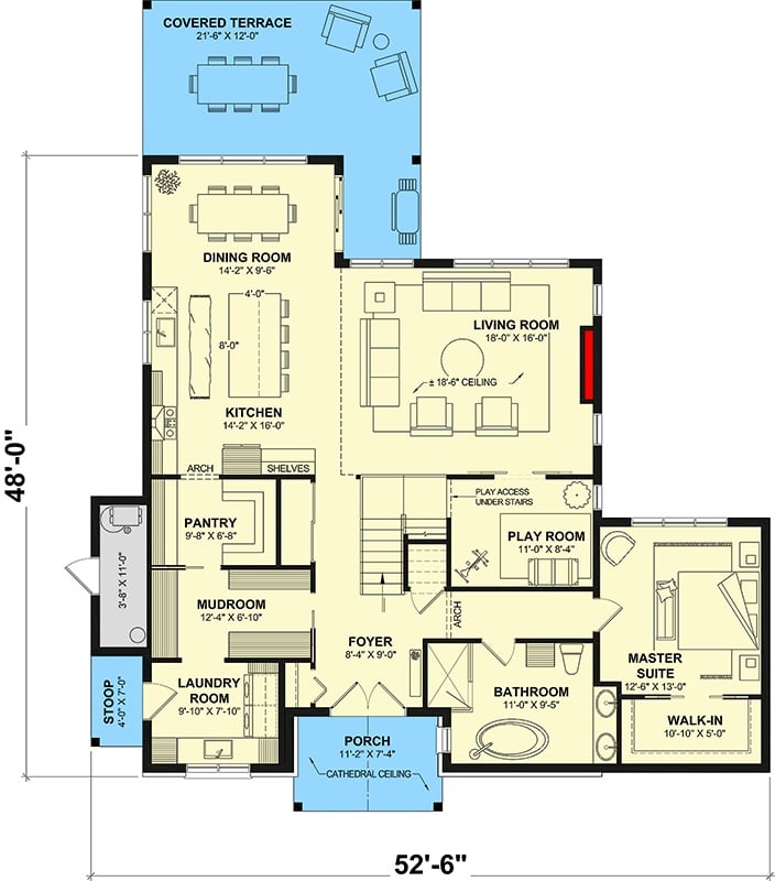 Main Level Floor Plan