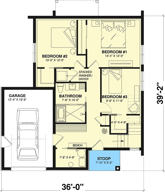 Main Level Floor Plan