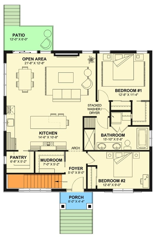 Main Level Floor Plan