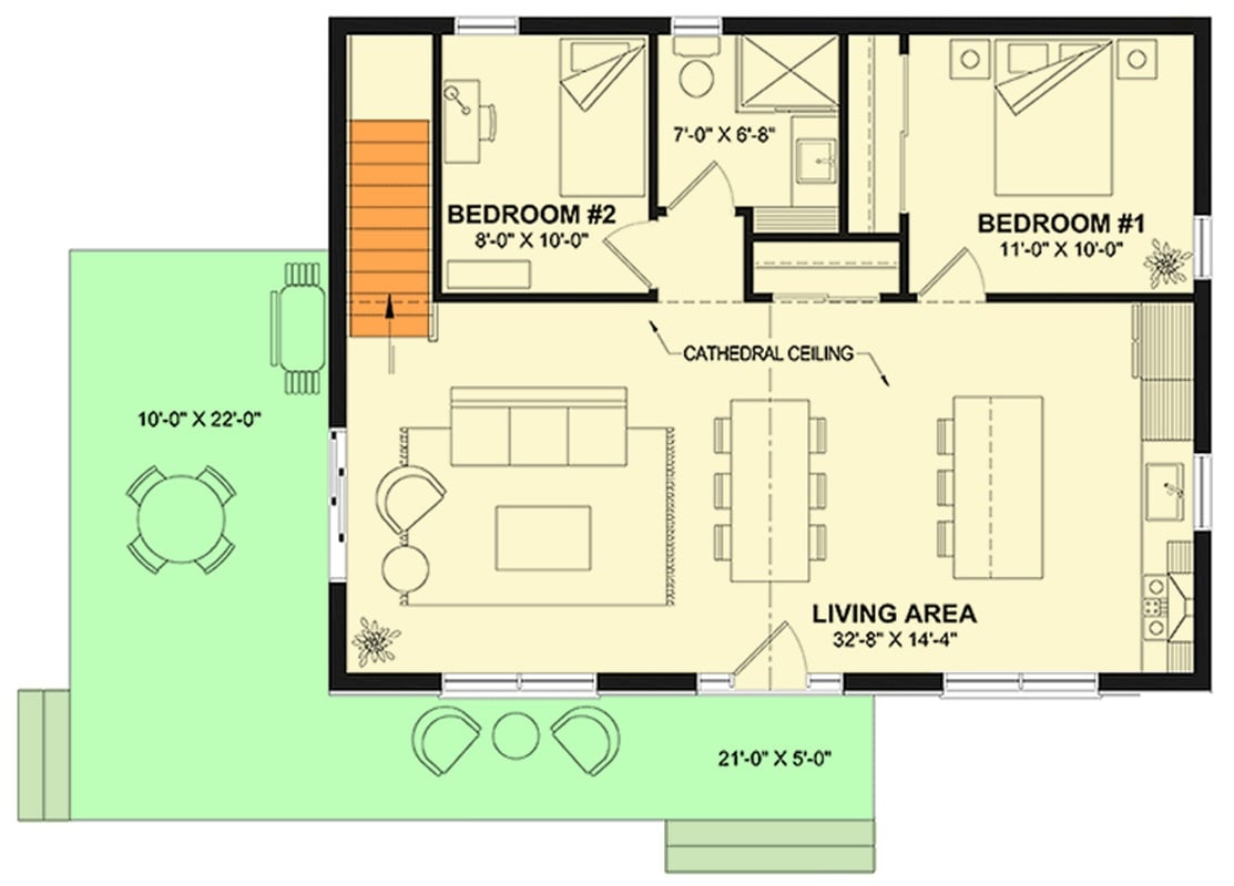 Main Level Floor Plan