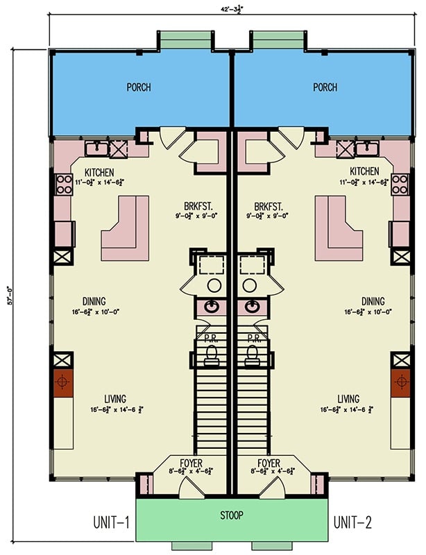 Main Level Floor Plan