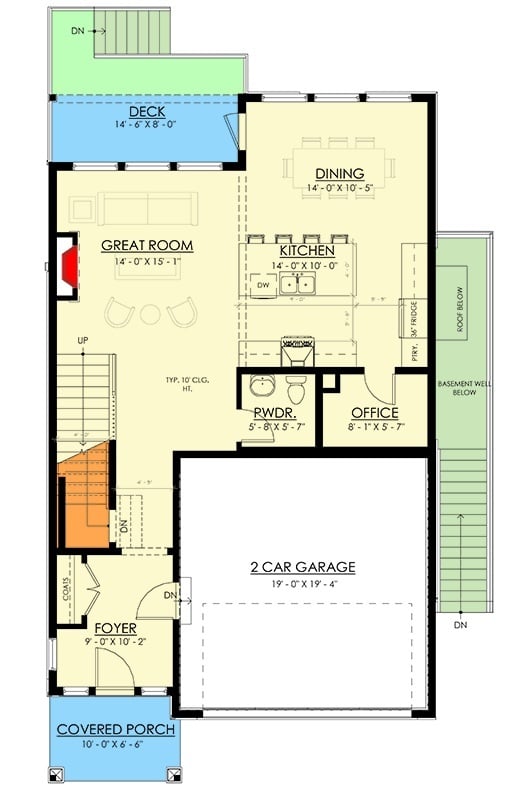 Main Level Floor Plan