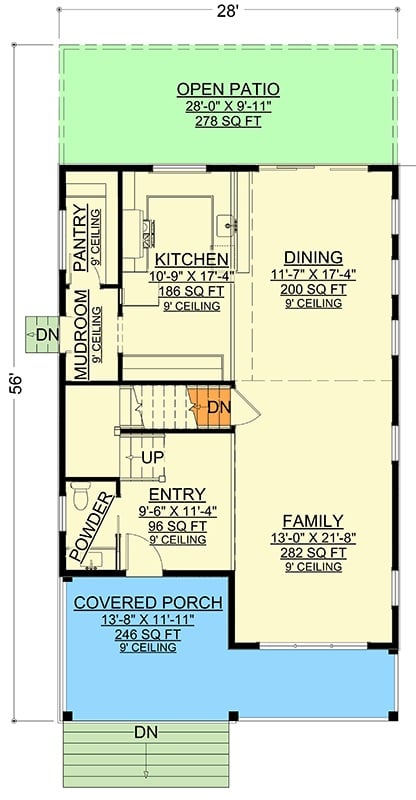 Main Level Floor Plan