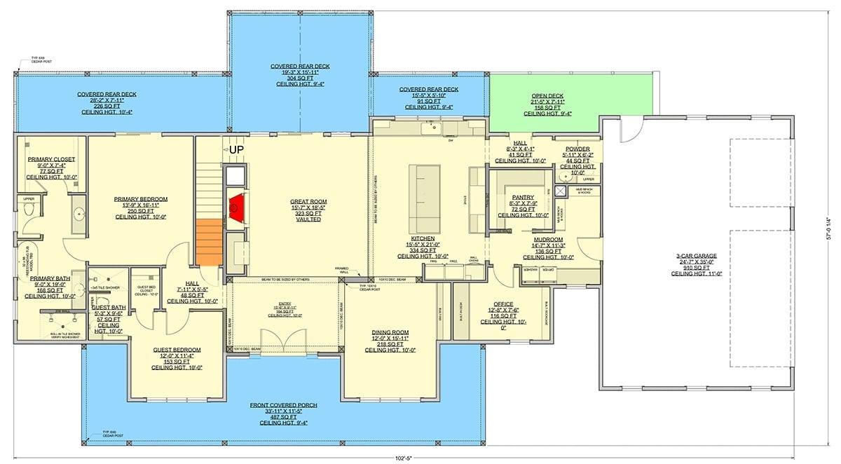 Main Level Floor Plan