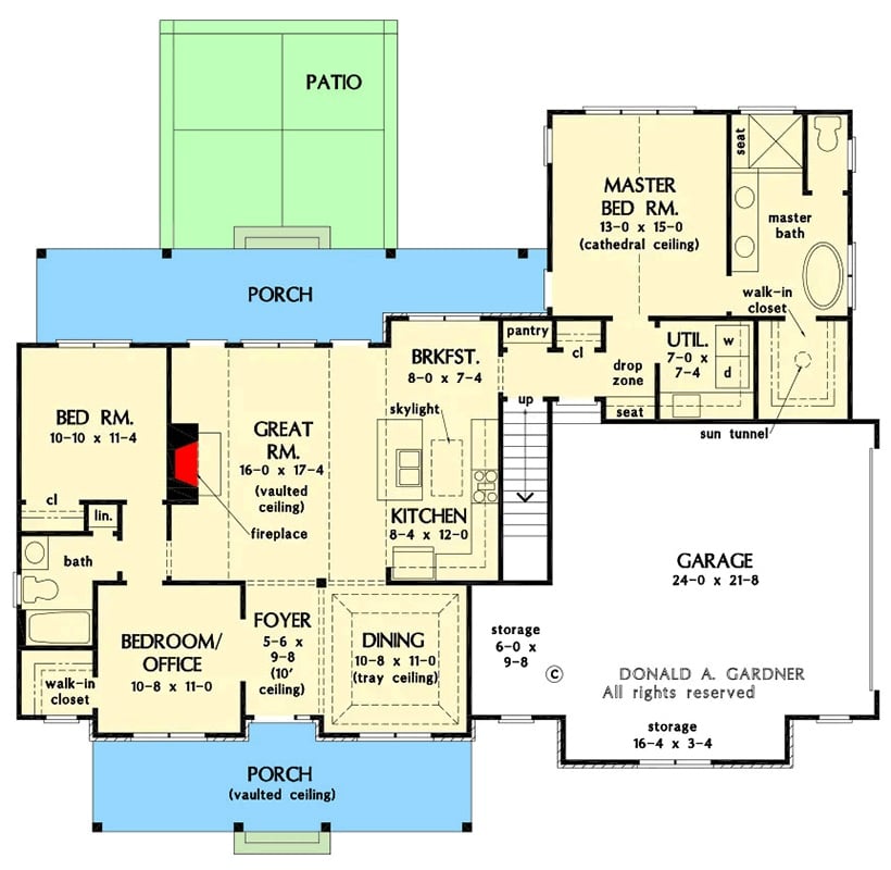 Main Level Floor Plan