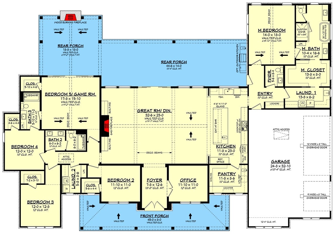 Main Level Floor Plan