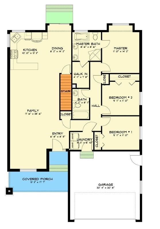 Main Level Floor Plan