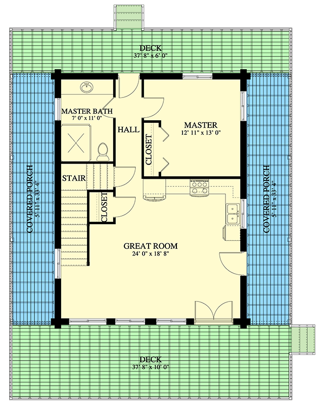 Main Level Floor Plan