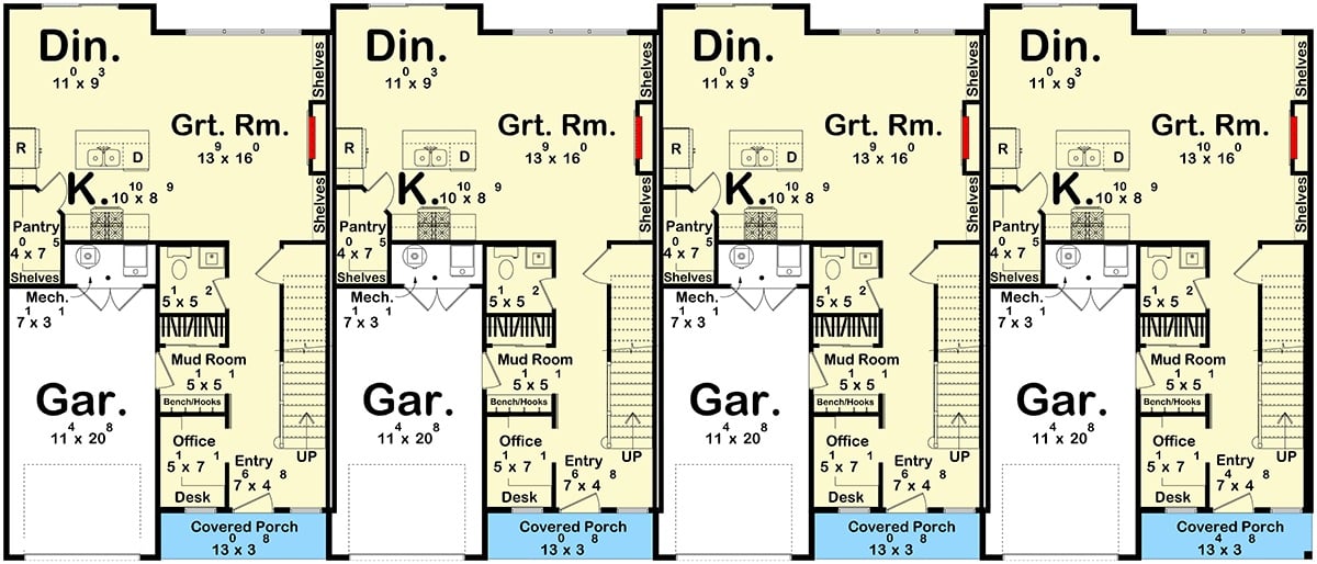 Main Level Floor Plan