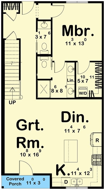 Main Level Floor Plan