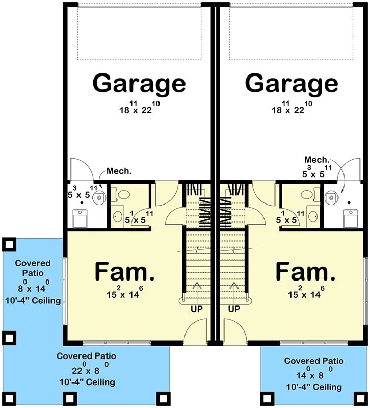 Main Level Floor Plan