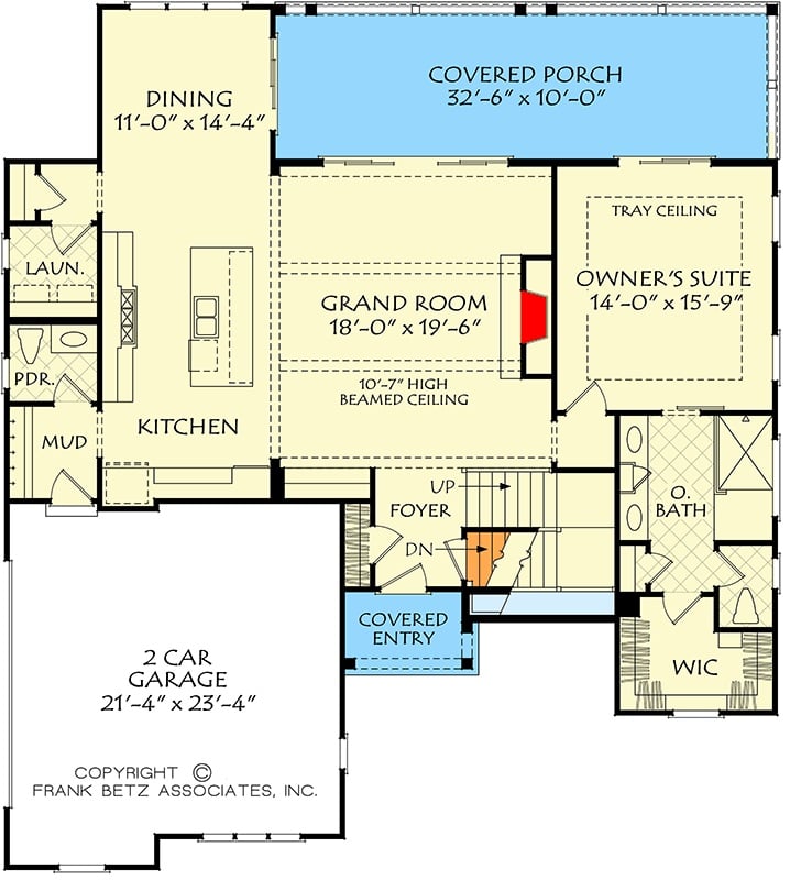 Main Level Floor Plan