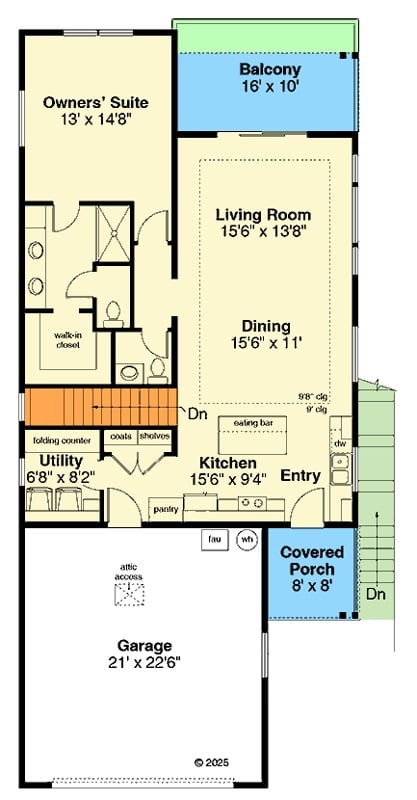 Main Level Floor Plan