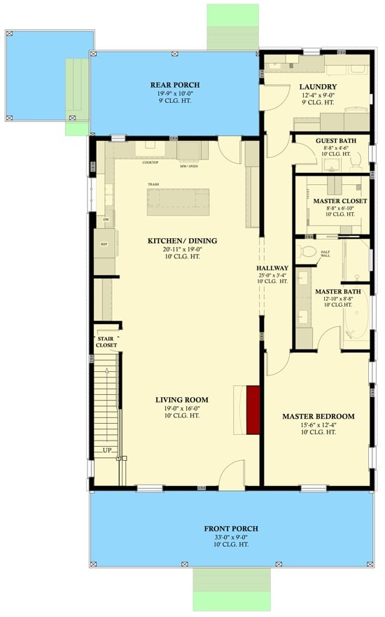 Main Level Floor Plan