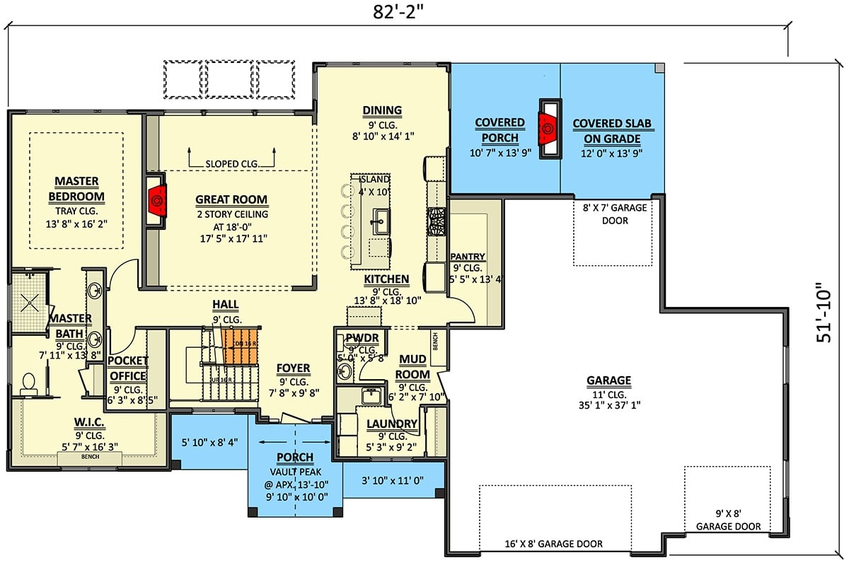 Main Level Floor Plan