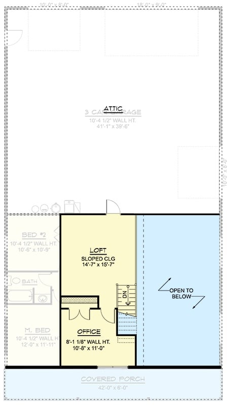Second Level Floor Plan