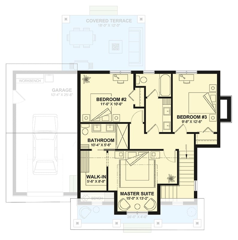 Second Level Floor Plan