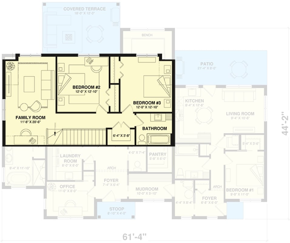 Second Level Floor Plan